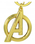 Marvel Metal klúčenka Avengers Classic A Logo Gold Colored